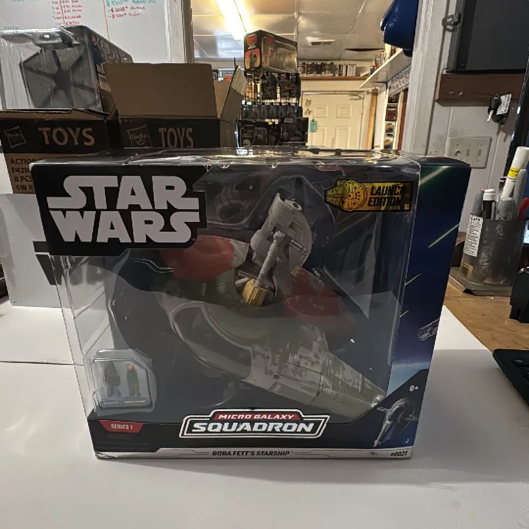 Product image for Star Wars - Boba Fetts Starship - Series 1 #0021 - Micro Galaxy Squadron