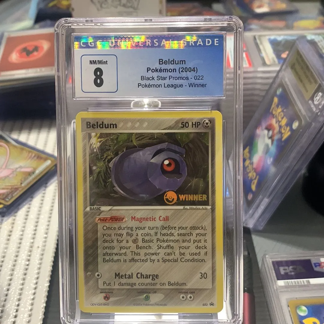 Product image for 2004 Black Star Promos - Nintendo Beldum Pokémon League CGC 8