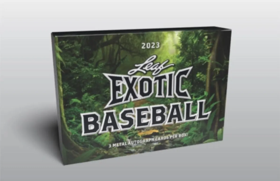 Product image for 2023 Leaf Exotic Baseball - 3 Autos