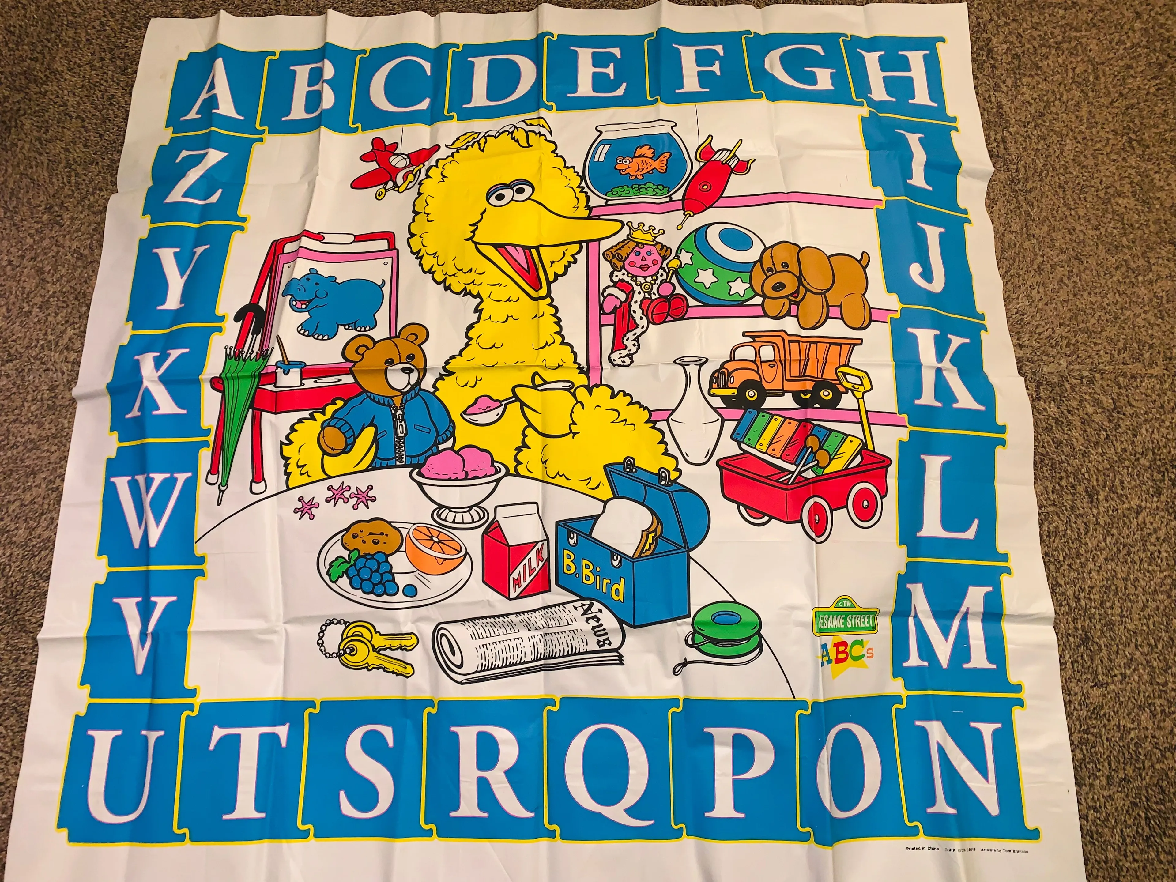Product image for Vintage Sesame Street Big Bird Play Mat