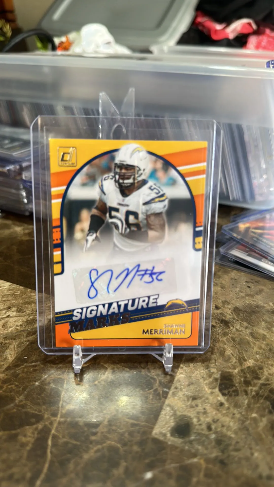 Product image for Sd 2021 DonRuss signature marks Sean Merriman Auto