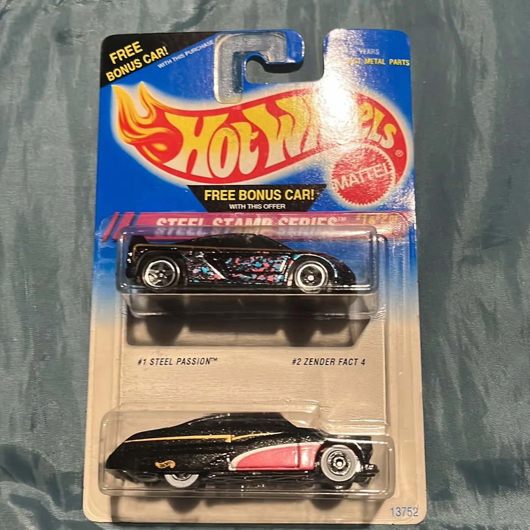 Product image for Steel stamp series number one and two of four cars