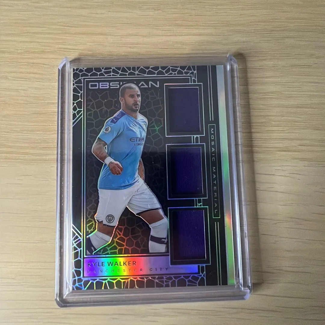 Product image for Panini Obsidian Soccer Mosaic Material Match-Worn Patch Kyle Walker 66/66