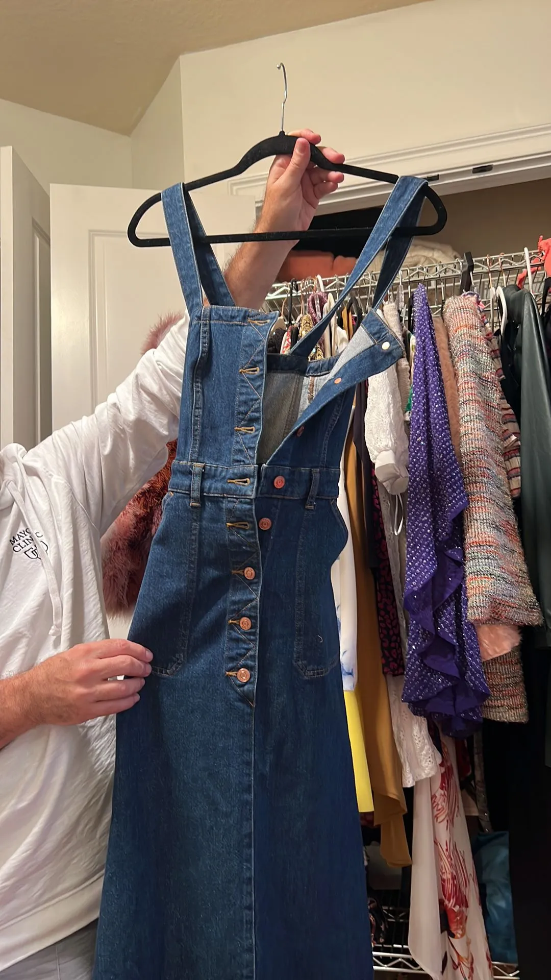 Product image for Overall Jean dress