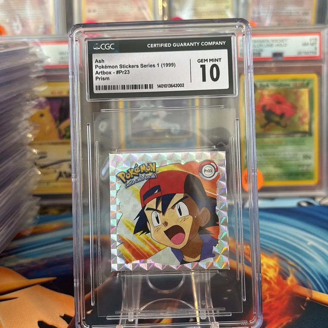 Product image for Artbox Ash Pr23 sticker CGC 10 POP 23