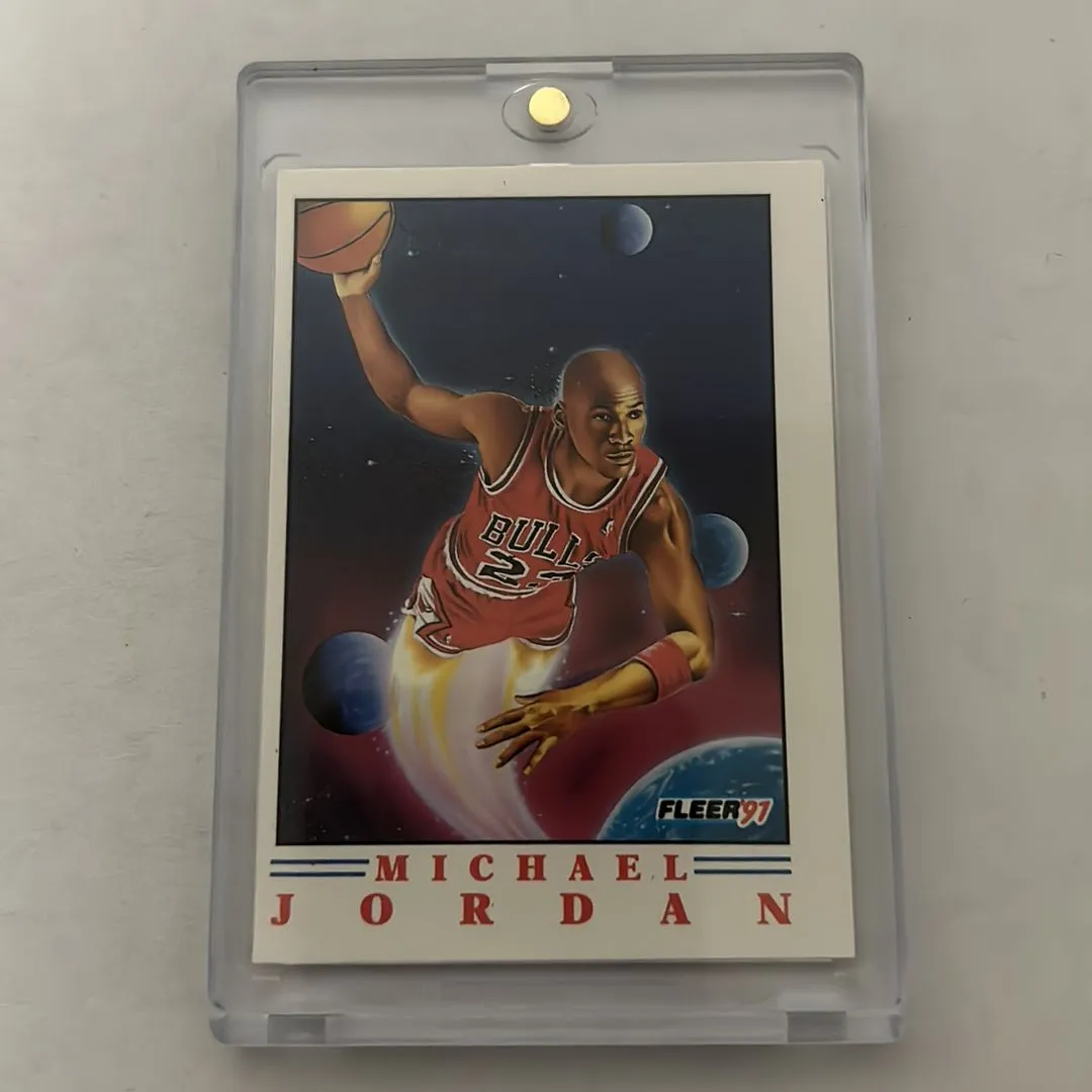 Product image for Michael Jordan 1997 Fleer Cartoon Insert