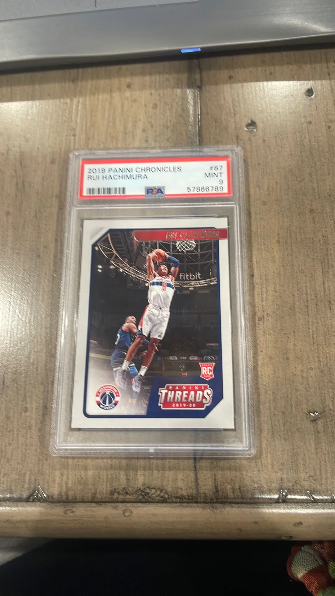 Product image for 2019 Panini Chronicles Rui Hachimura PSA 9