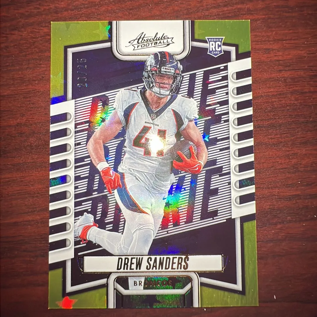 Product image for Drew Sanders Absolute rookie gold /25