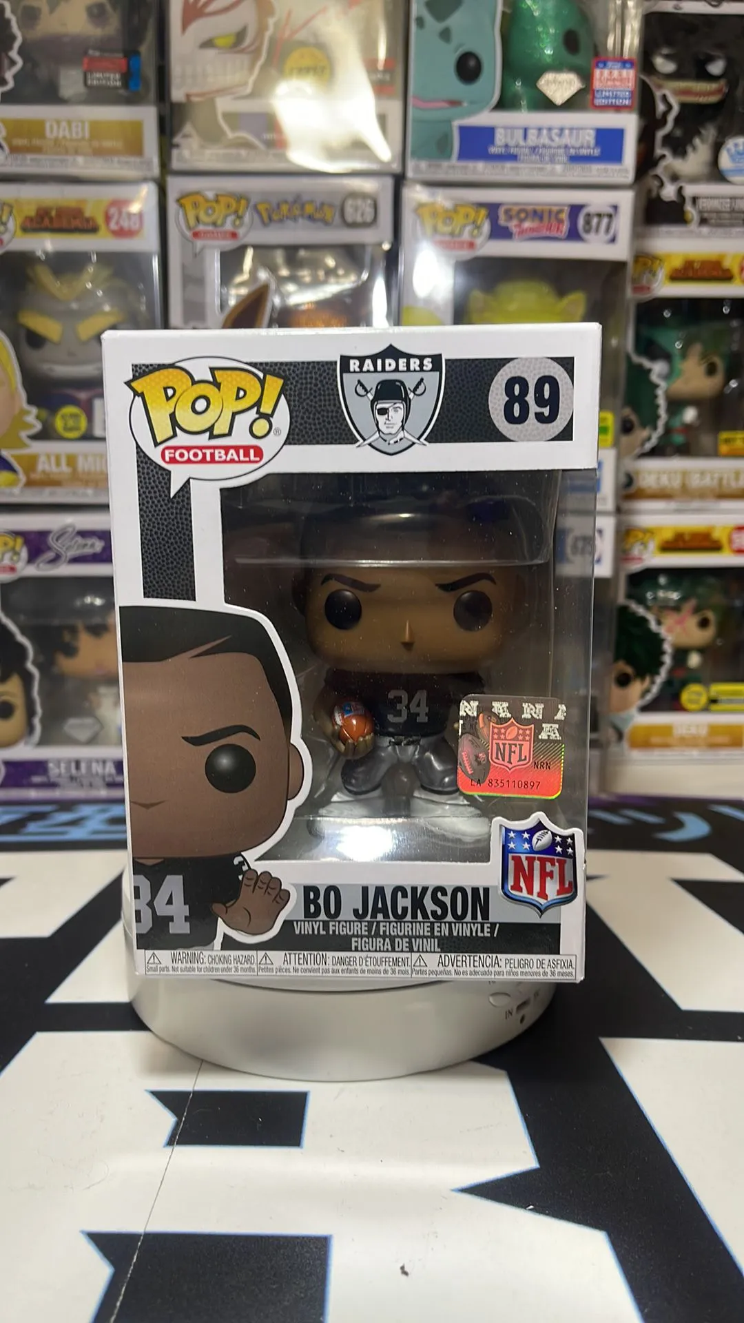 Product image for Funko Pop Bo Jackson (Vaulted)