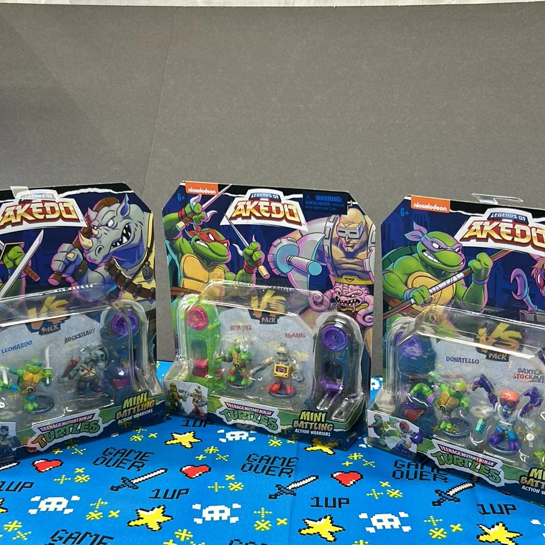 Product image for Lot of 3 legends of akedo tmnt
