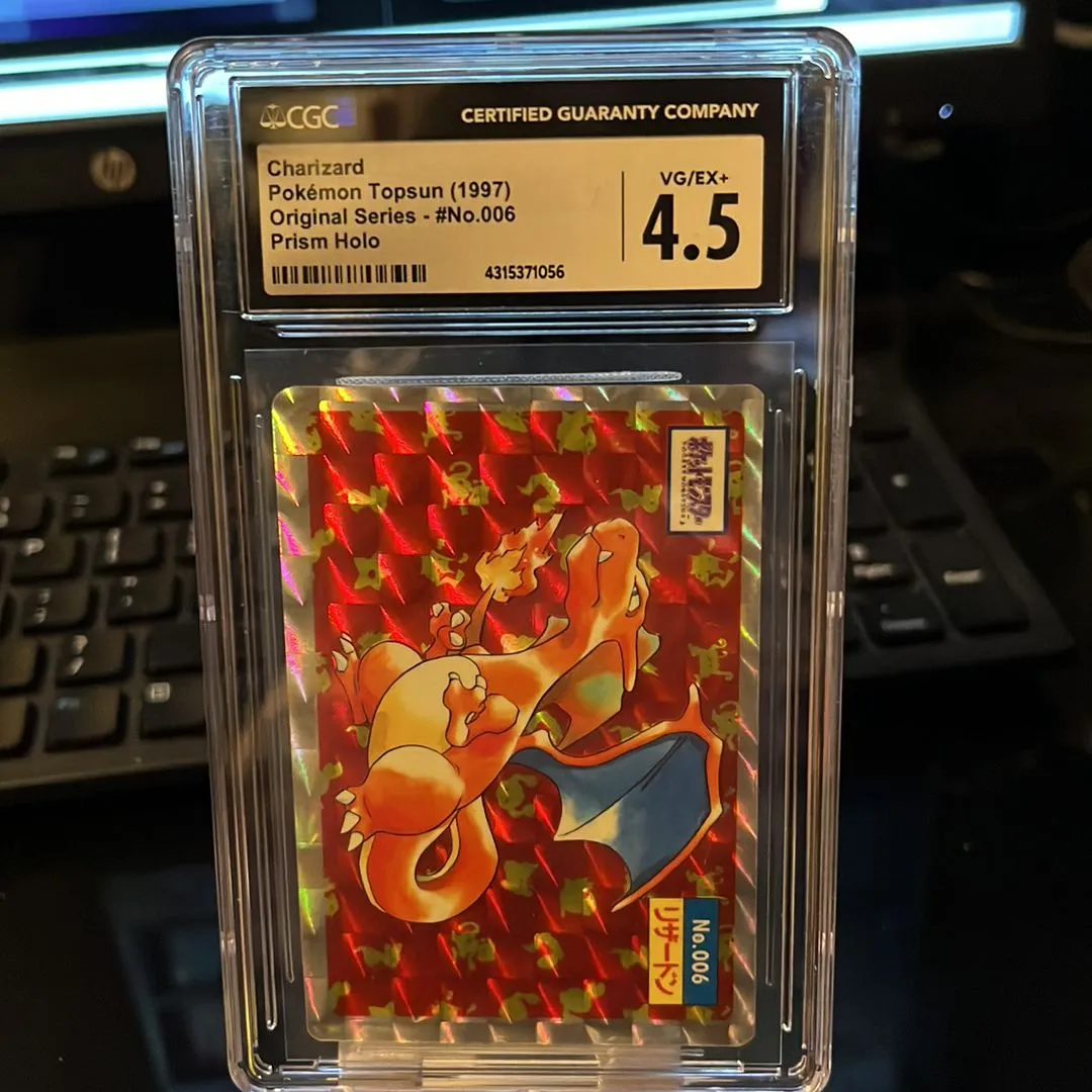 Product image for Charizard Topsun Prism Holo CGC 4.5