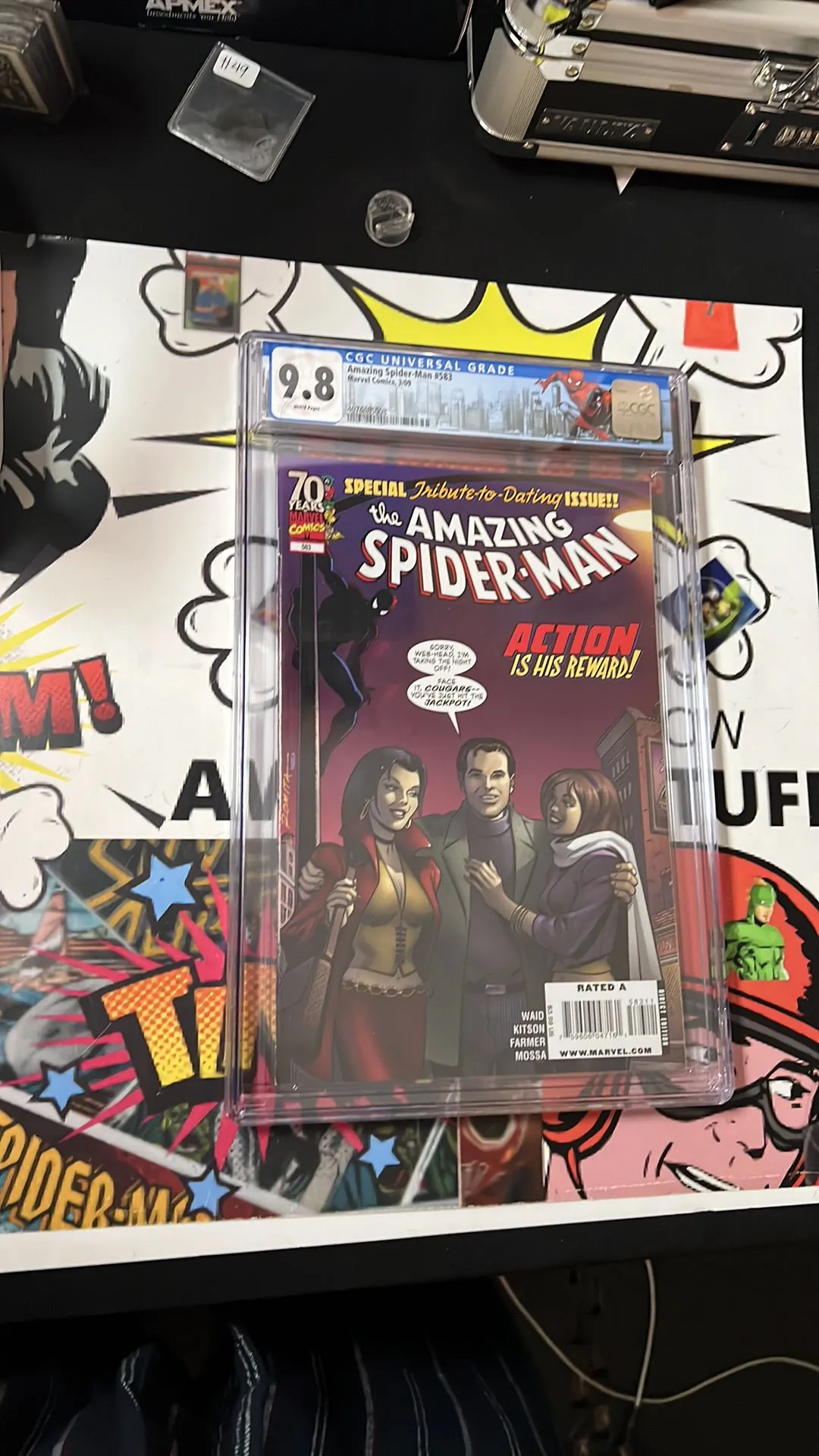 Product image for Amazing Spider-Man 583  CGC 9.8 2009 with Specal NYC Label