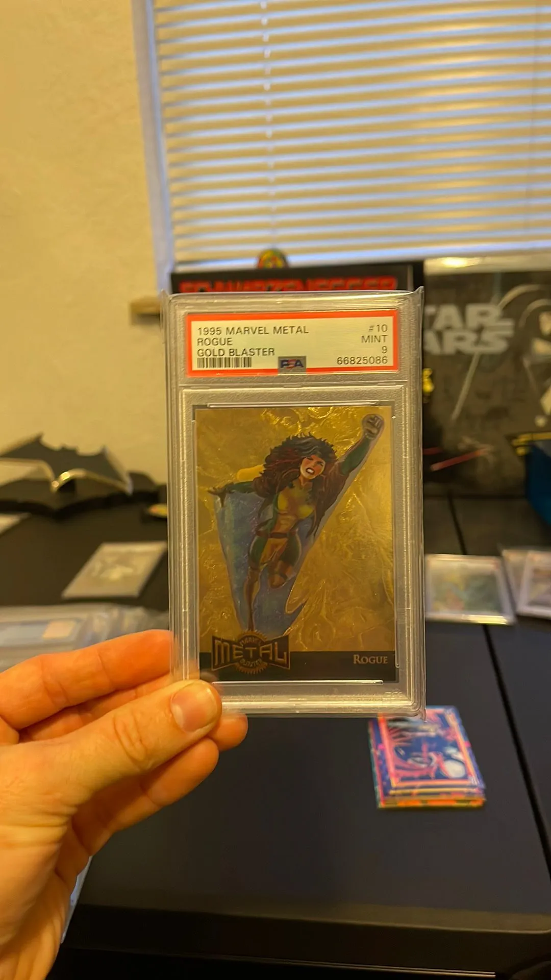 Product image for 1995 marble metal rogue PSA grade 9