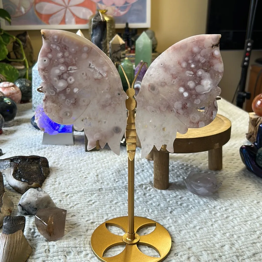 Product image for Pink Amethyst Butterfly 🦋 Wings