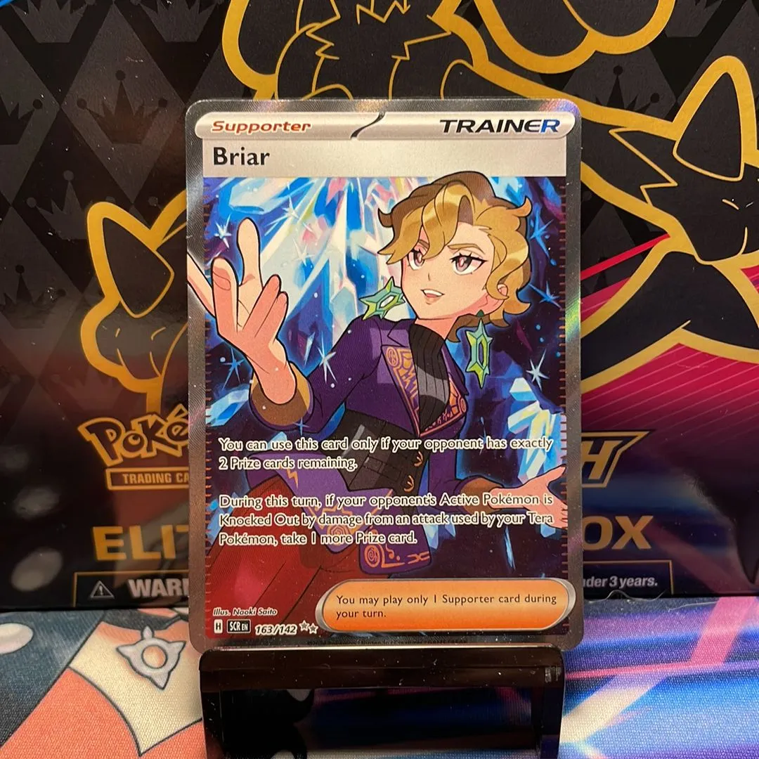 Briar 163/142 Full Art Trainer Stellar Crown Scarlet And Violet  Whatnot:  Shop, Sell, Connect