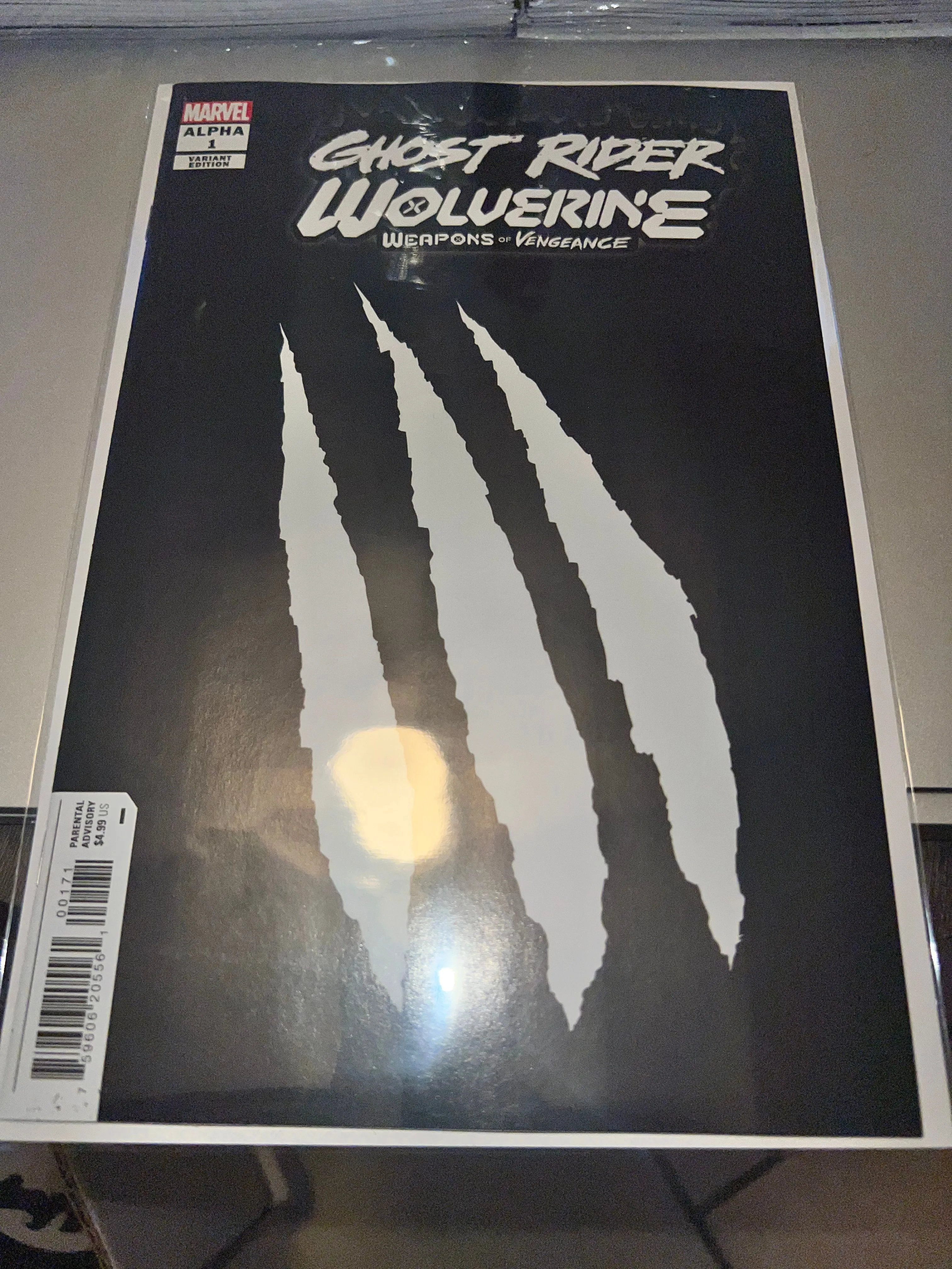 Product image for -WOLVERINE GHOST RIDER/WOLVERINE: WEAPONS OF VENGEANCE ALPHA #1 - WOLVERINE LOGO VARIANT #3
