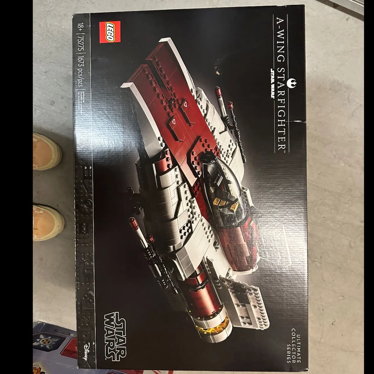Product image for Star Wars Lego Ultimate A Wing Starfighter
