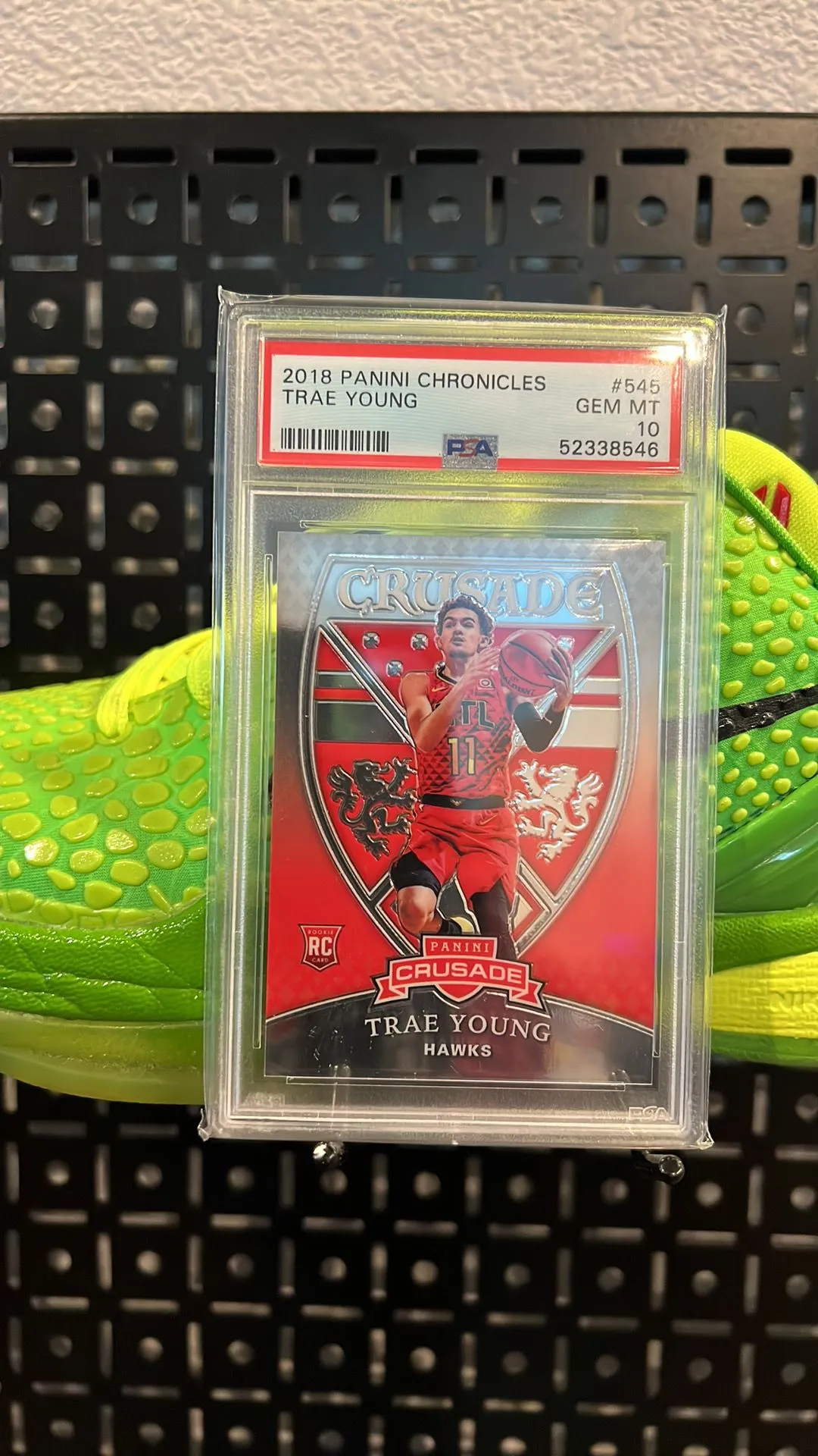 Product image for 2018 Panini Chronicles Trae Young 545  PSA GEM MT 10