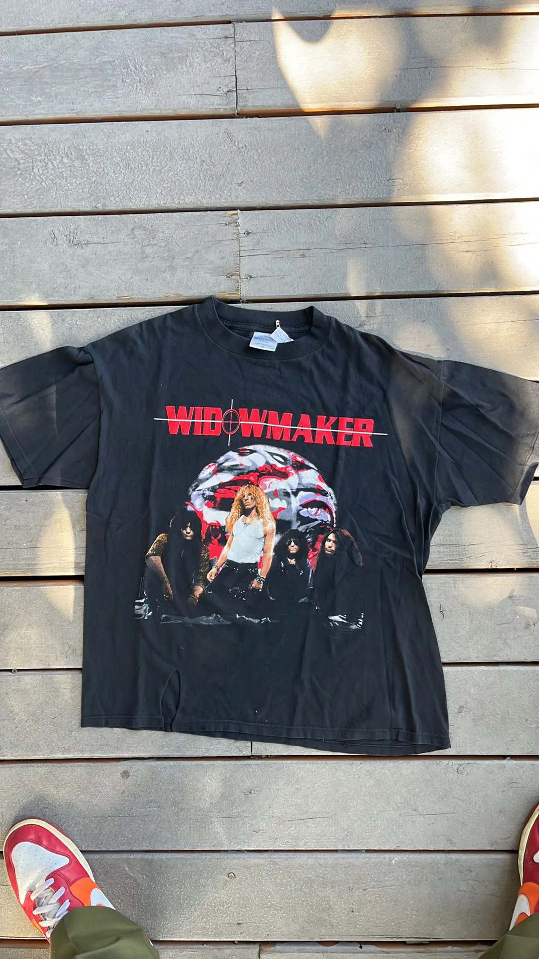 Product image for 1992 WIDOWMAKER Band tour tee XL