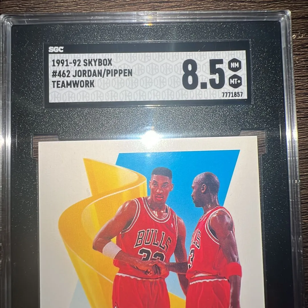 Product image for 1991-92 Skybox Jordan/Pippen SGC Teamwork 8.5