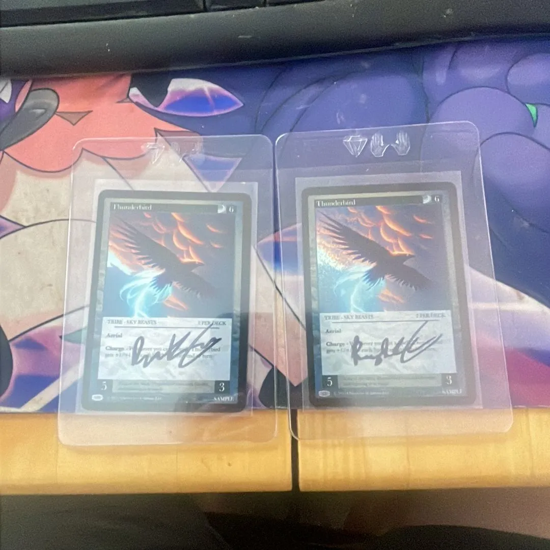 Product image for Thunderbird holo and non signed by a Ryan
