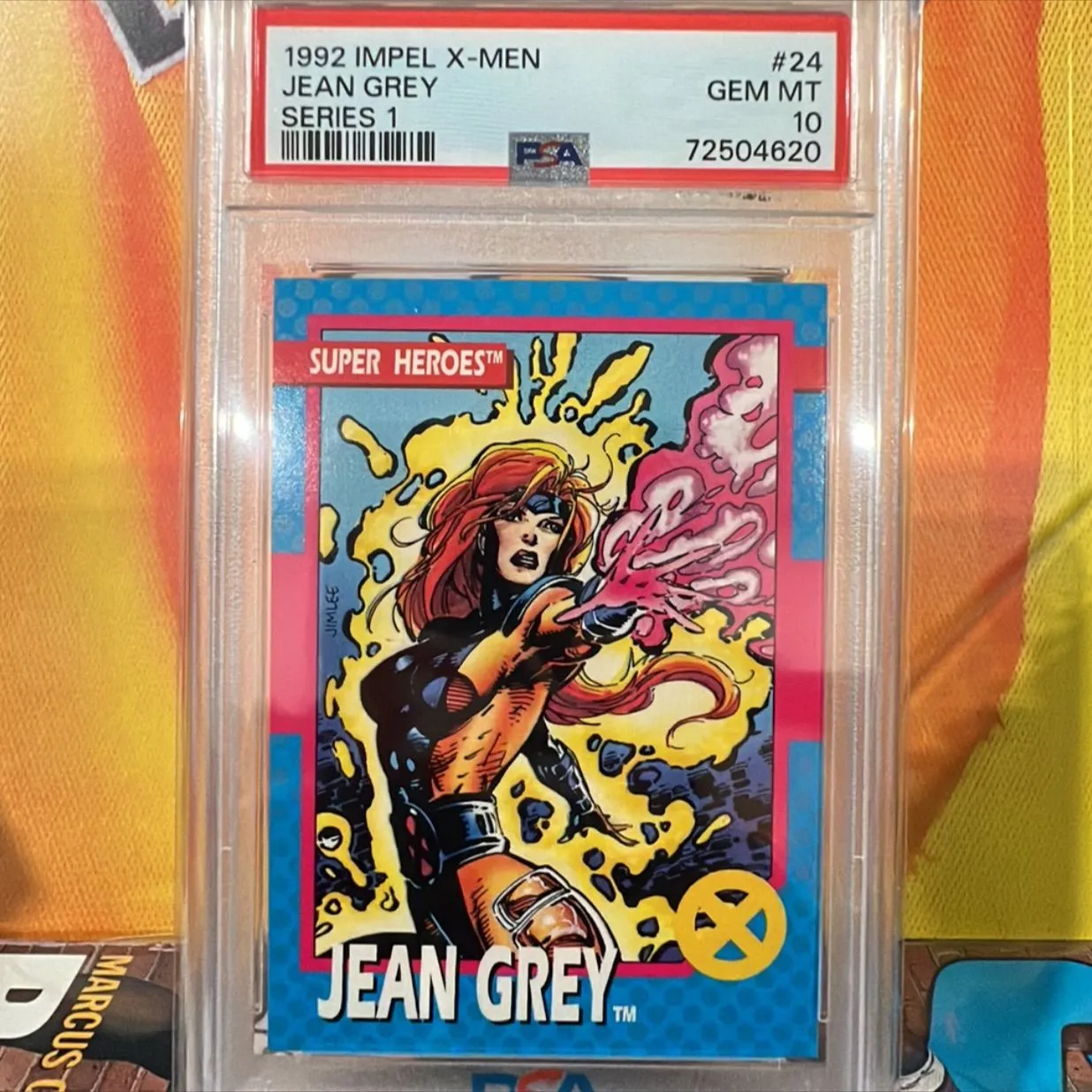 Product image for 1992 Impel X-Men Series 1 Jean Grey Series 1 PSA GEM MT 10