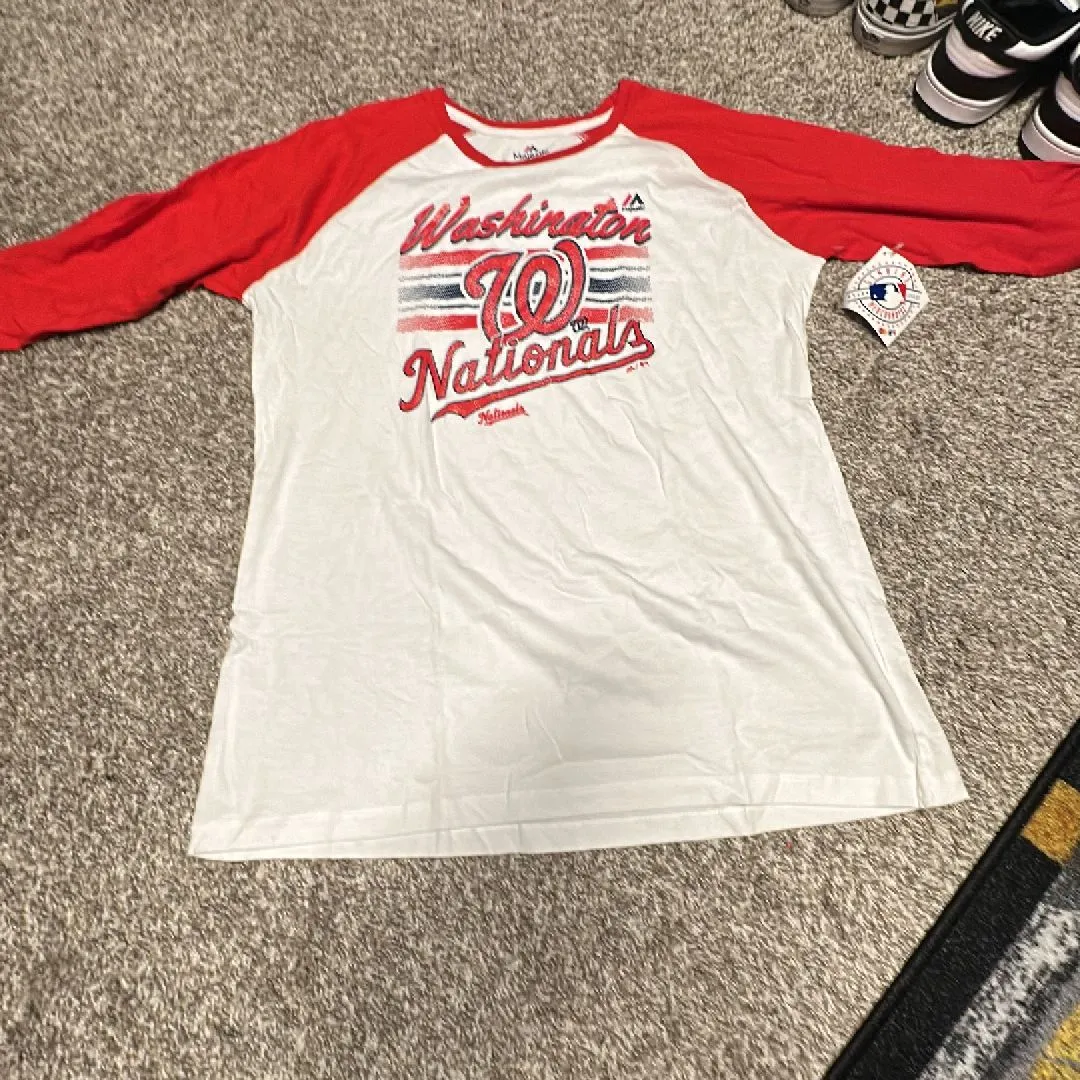 Product image for Washington Nationals Baseball Tee (Woman’s)