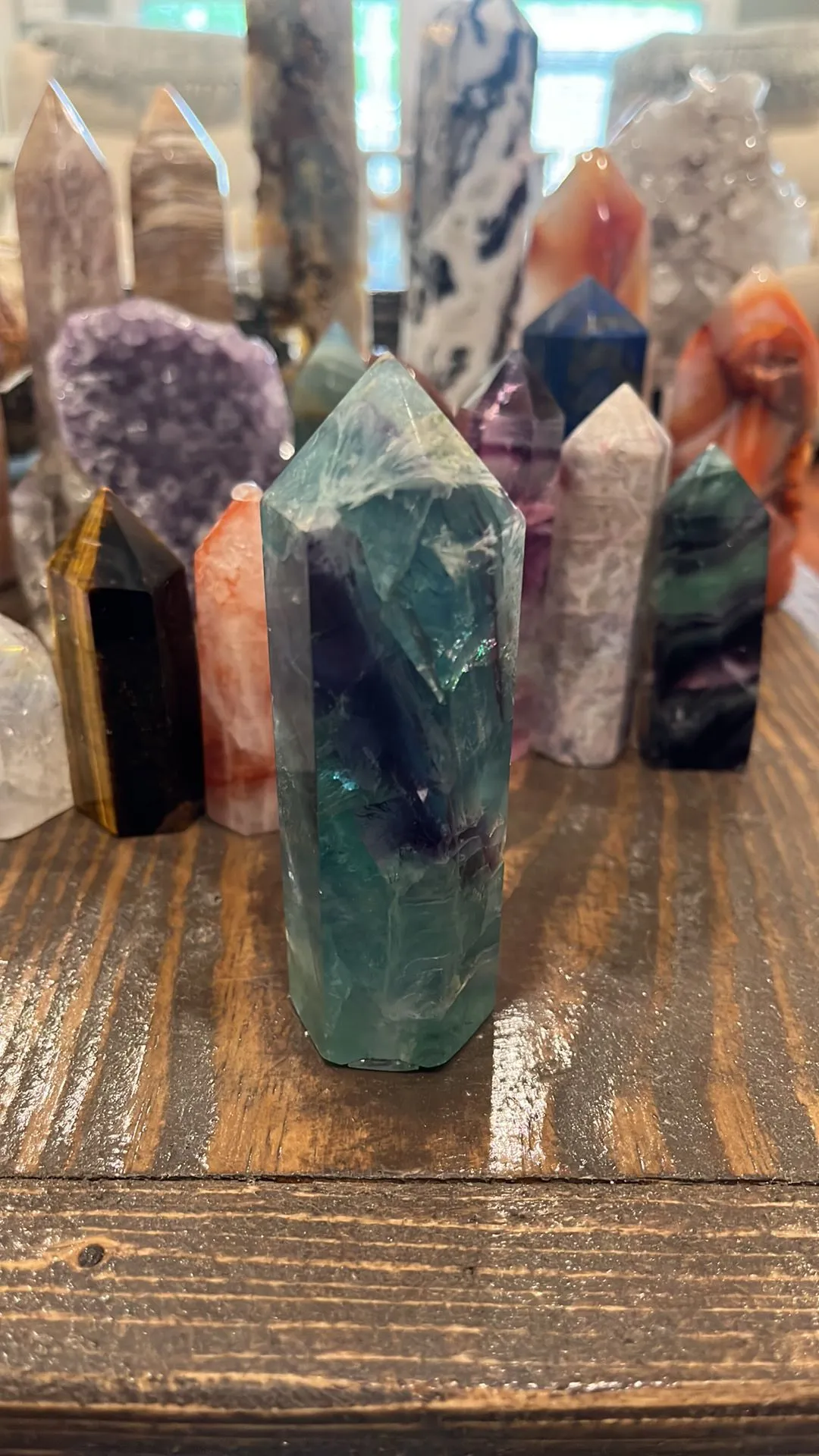 Product image for Feathered Fluorite Tower