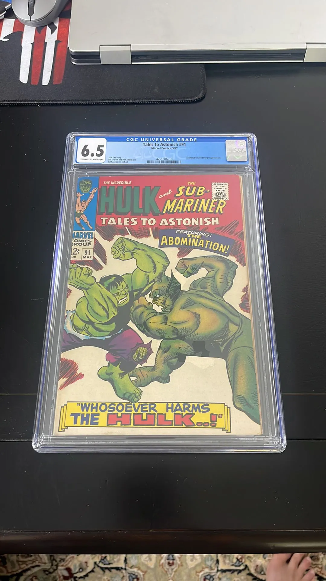 Product image for Tales to Astonish 91  CGC 6.5 1967