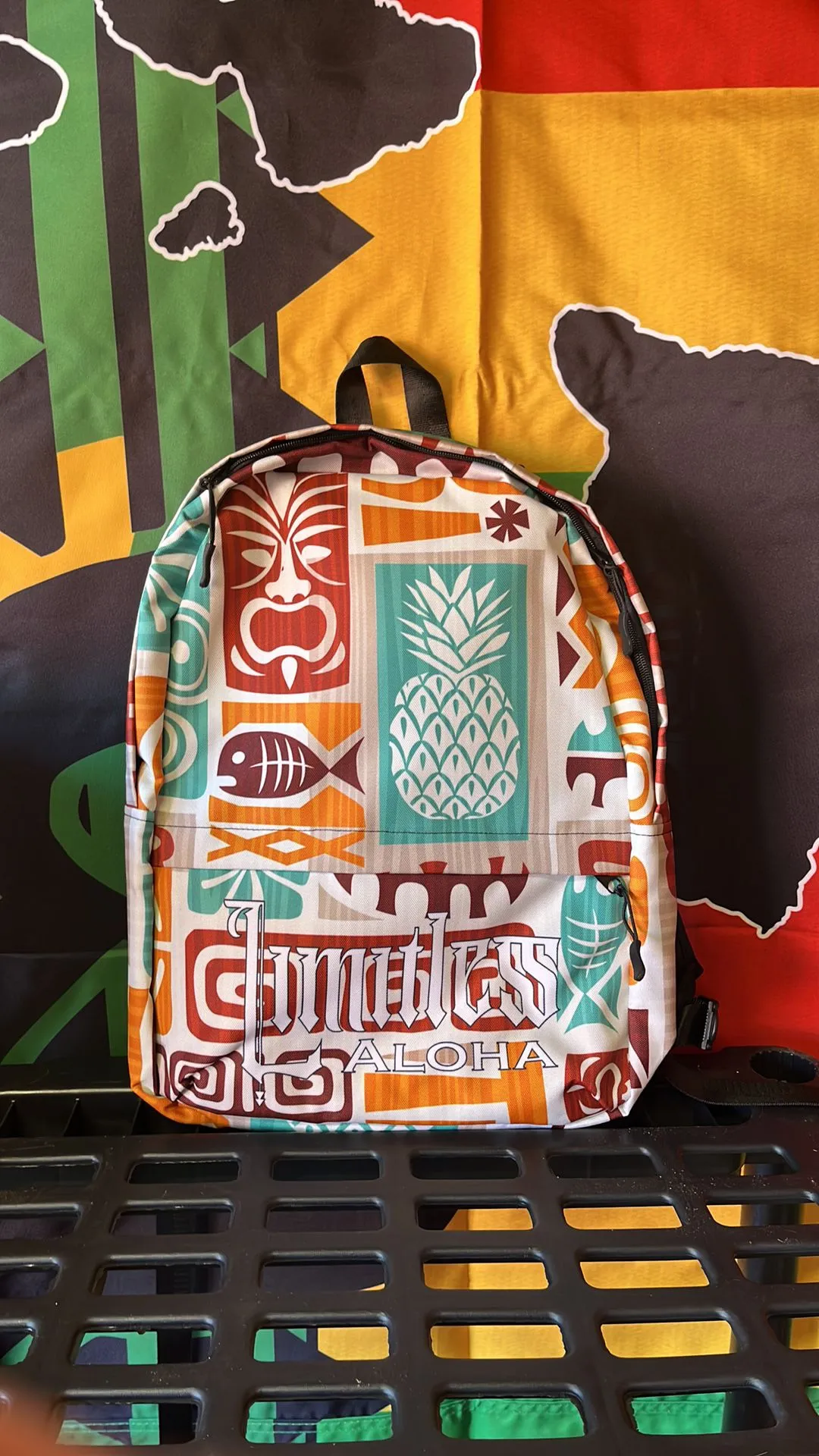 Product image for Hawaiian print backpack