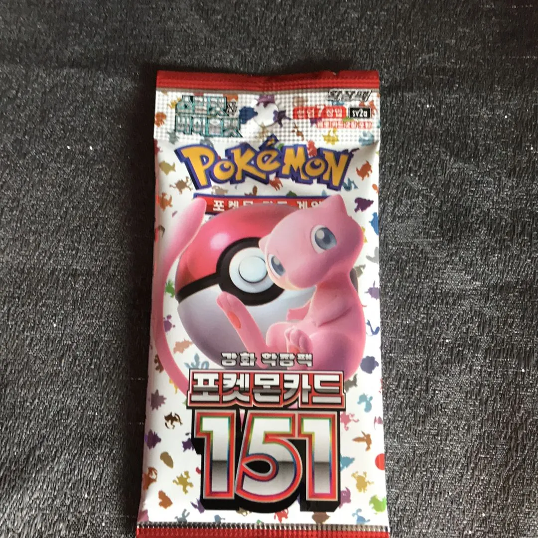 Product image for booster pack 151 Korean *ripped live*