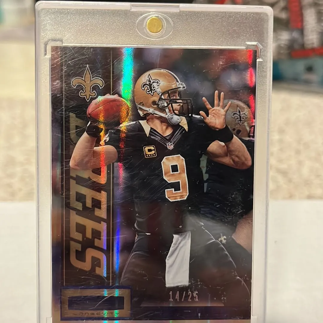 Product image for 2013 Panini Drew Brees Blue #14/25 New Orleans Saints