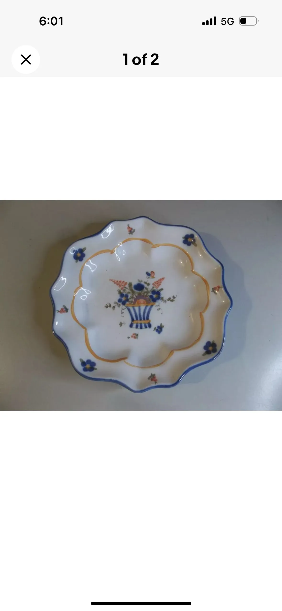 Product image for VTG PRESTIGE PLACE PROVENCE COLLECTION FLORAL SOAP DISH TRINKET DISH JAPAN
