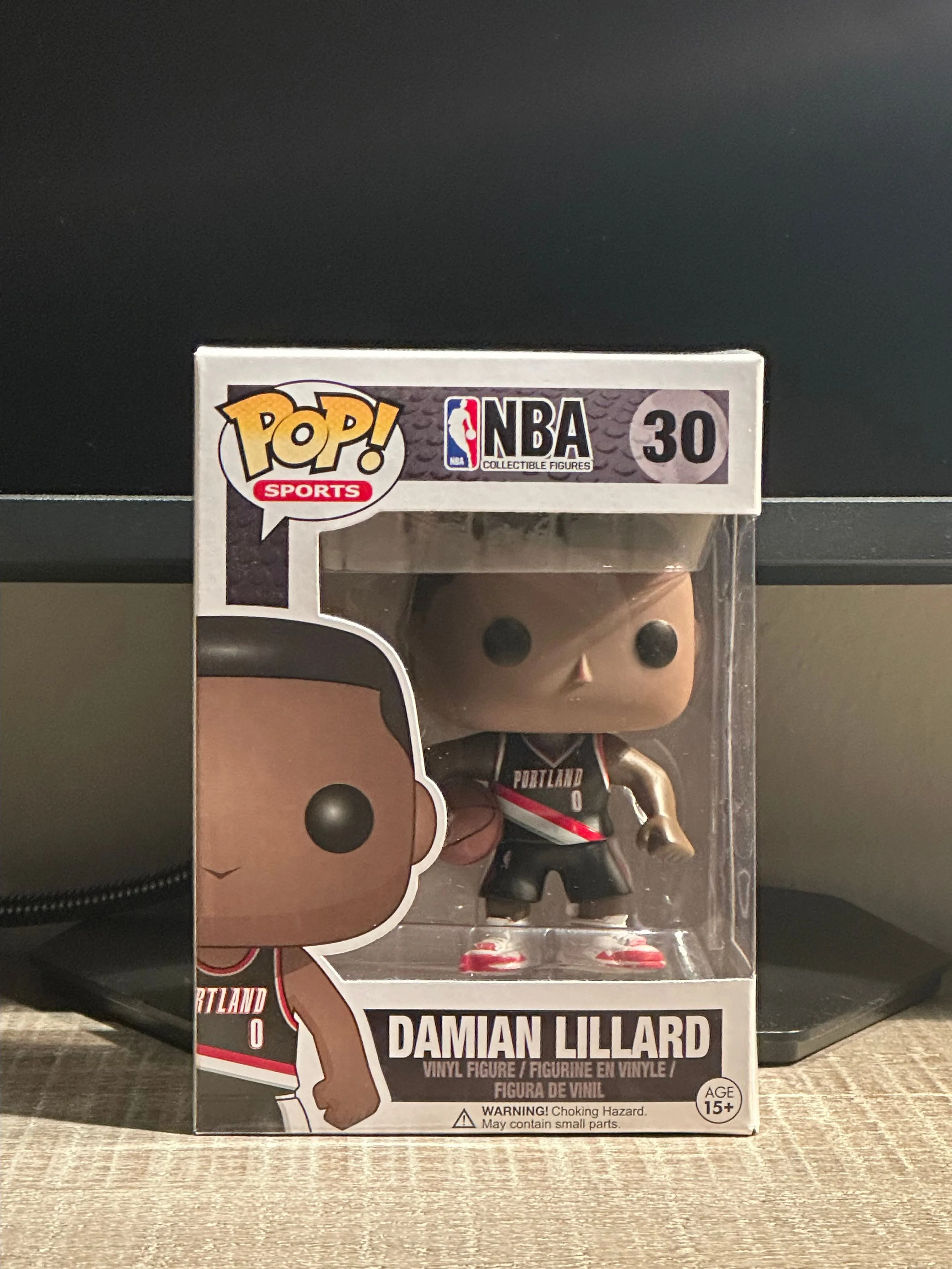 Product image for Portland Trail Blazers Damian Lillard 30 PopLife Sticker 2016 Protector