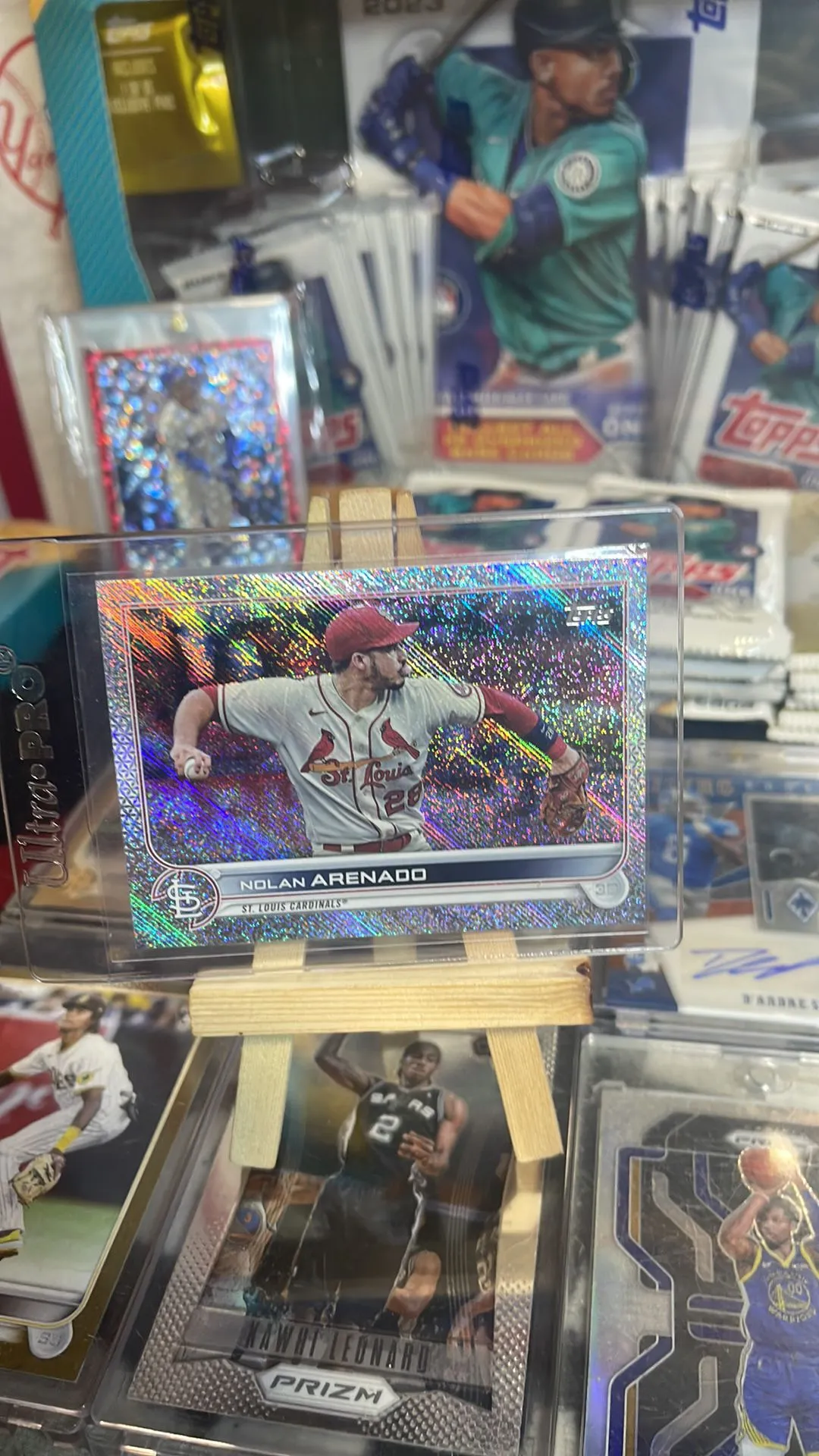 Product image for 2022 TOPPS FACTORY SET FOILBOARD 1 NOLAN ARENADO # /875
