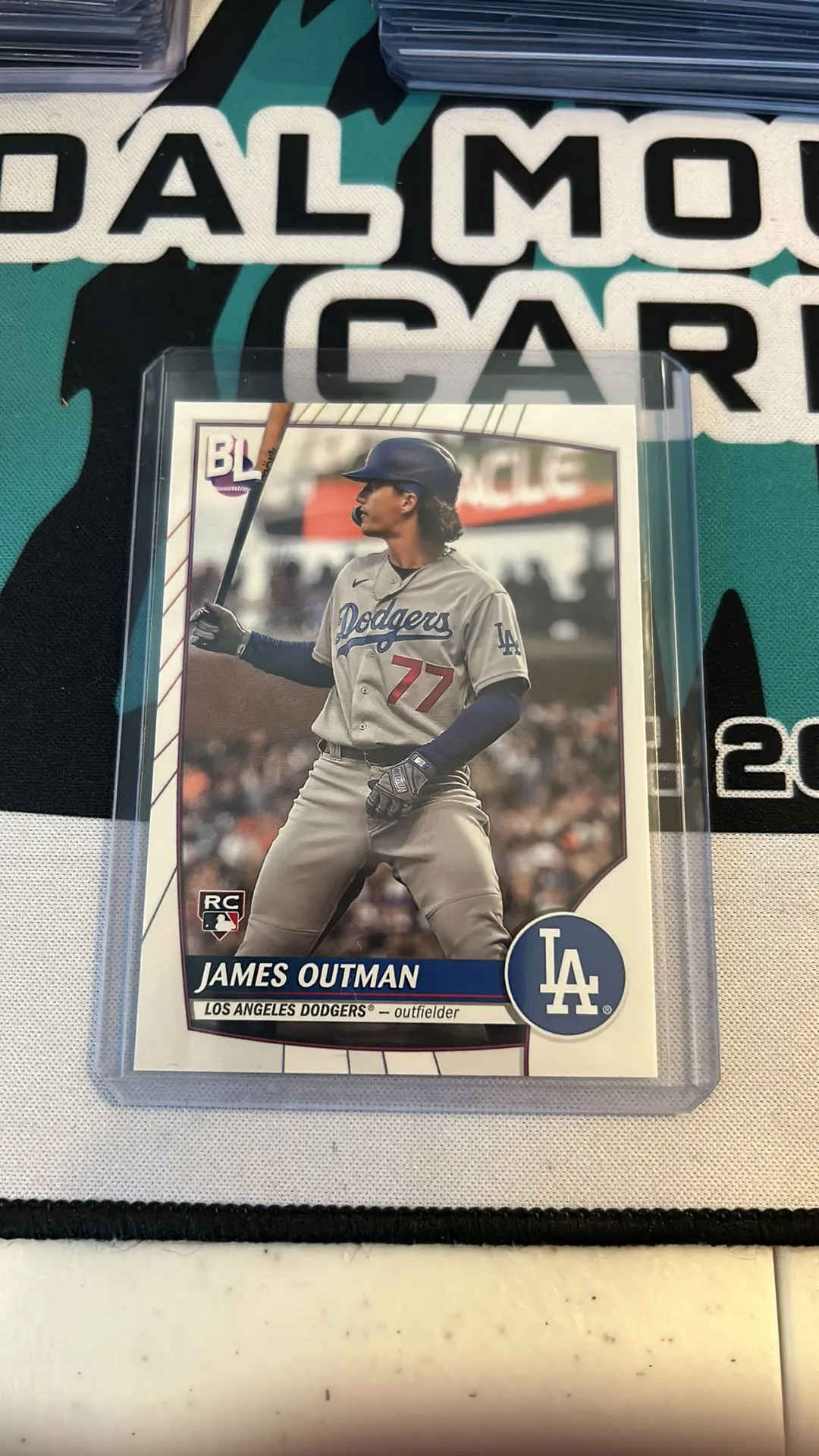 Product image for James Outman Big League Rookie Los Angeles Dodgers