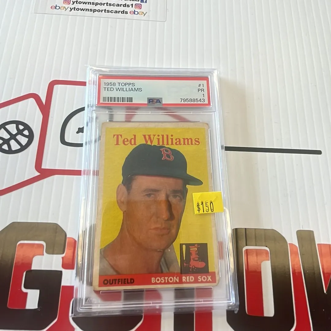 Product image for 1958 Topps Ted Williams 1  PSA PR 1