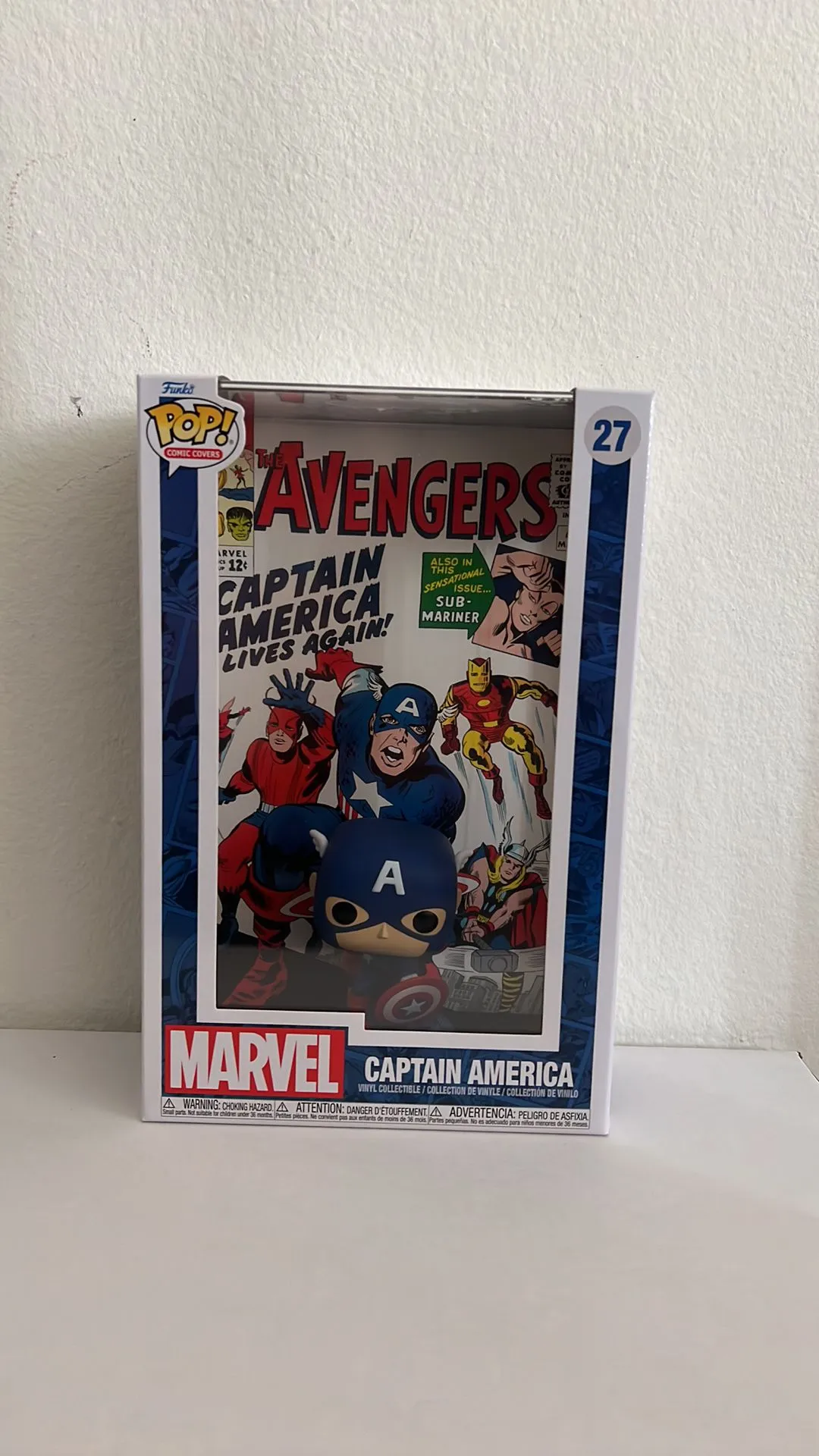 Product image for Avengers #4 Comic Cover Captain America Funko