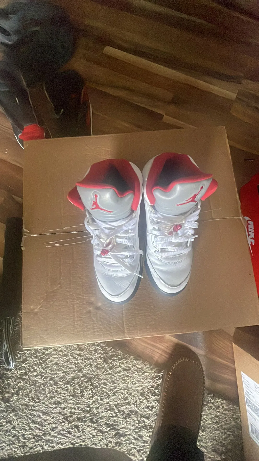 Product image for Fire red Jordan 5’s