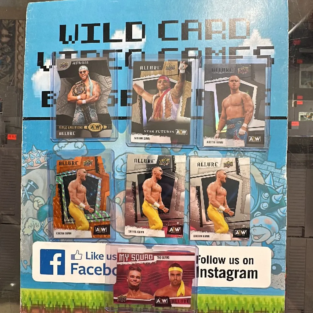 Product image for AEW Upper Deck Allure The Gunns lot