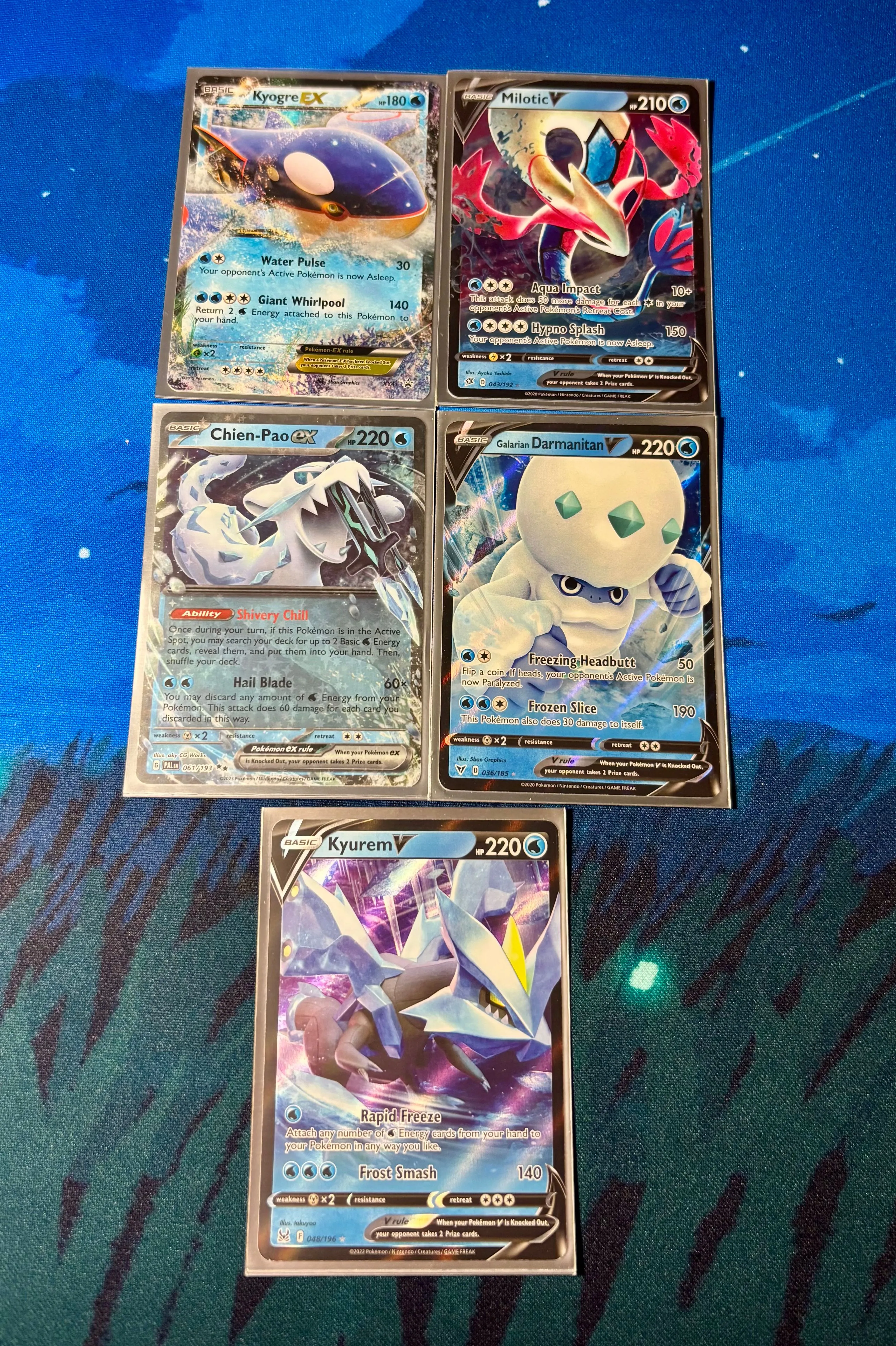 Product image for 5x Water Type Pokemon Cards