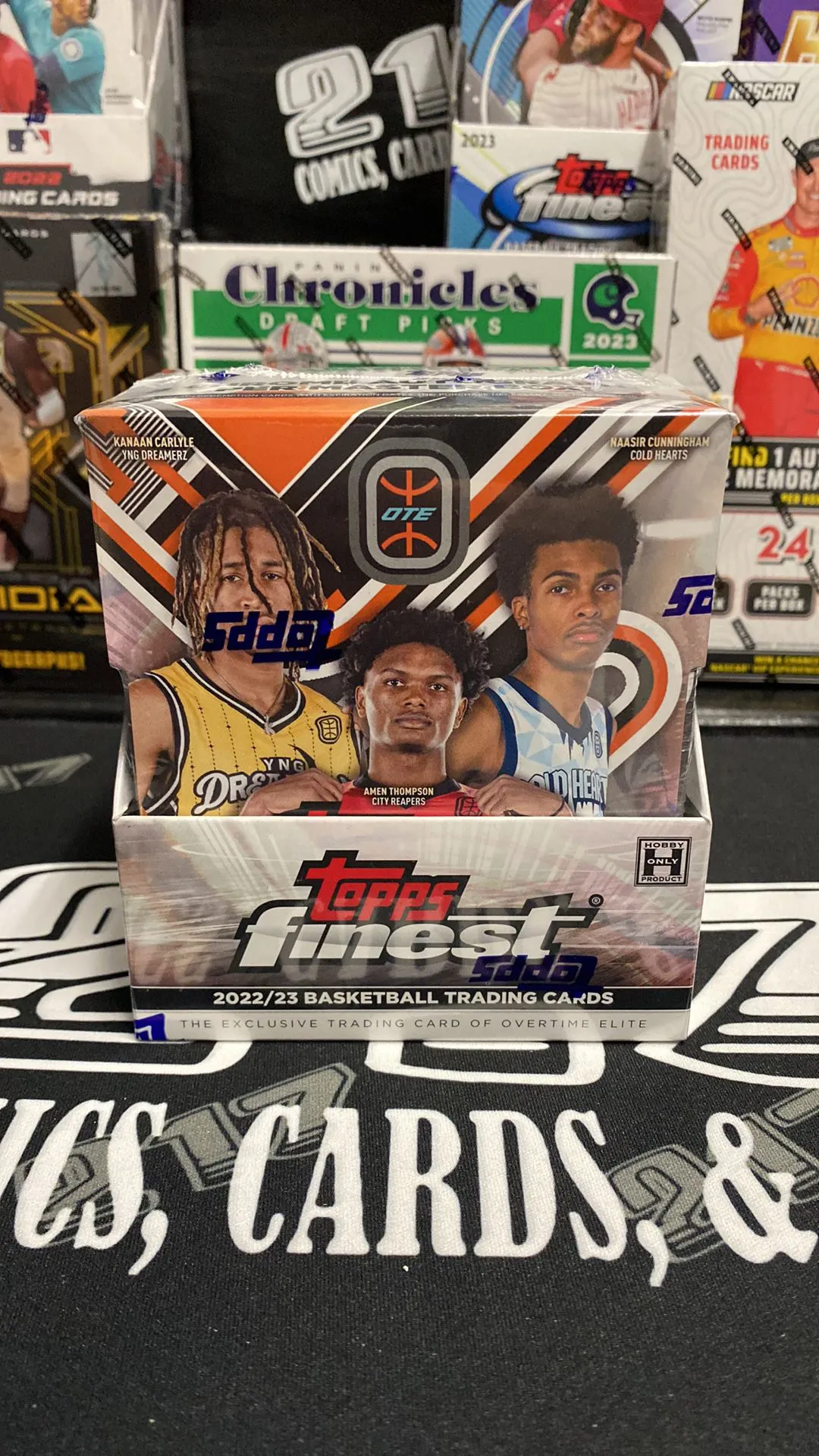Product image for 2022-23 Topps Finest Overtime Elite Hobby
