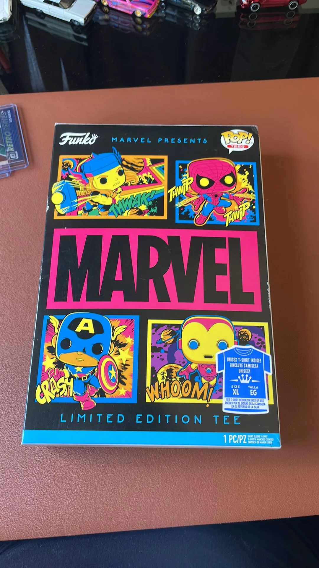 Product image for Marvel Blacklight Tee