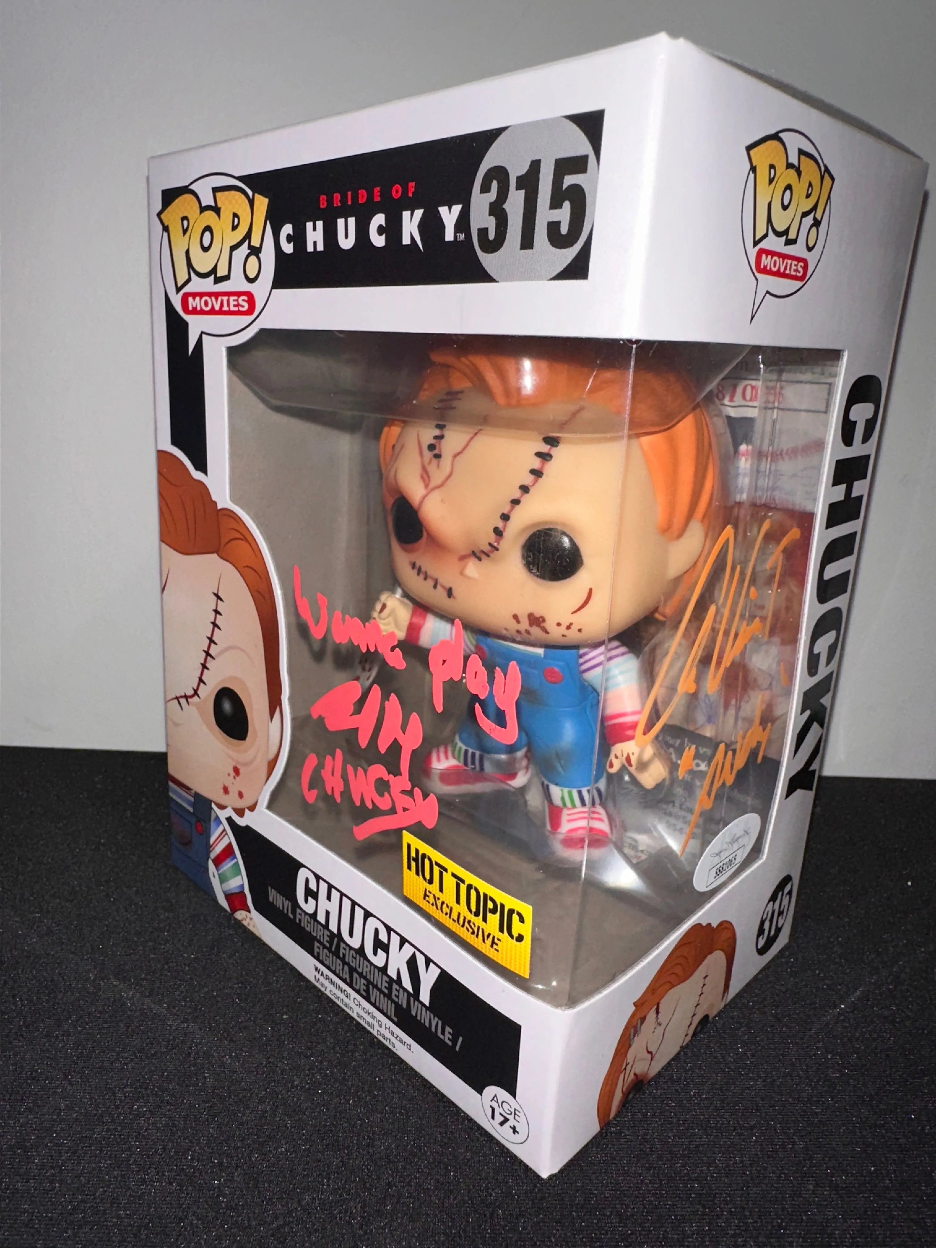 Product image for Funko Pop! Child's Play Chucky Signed