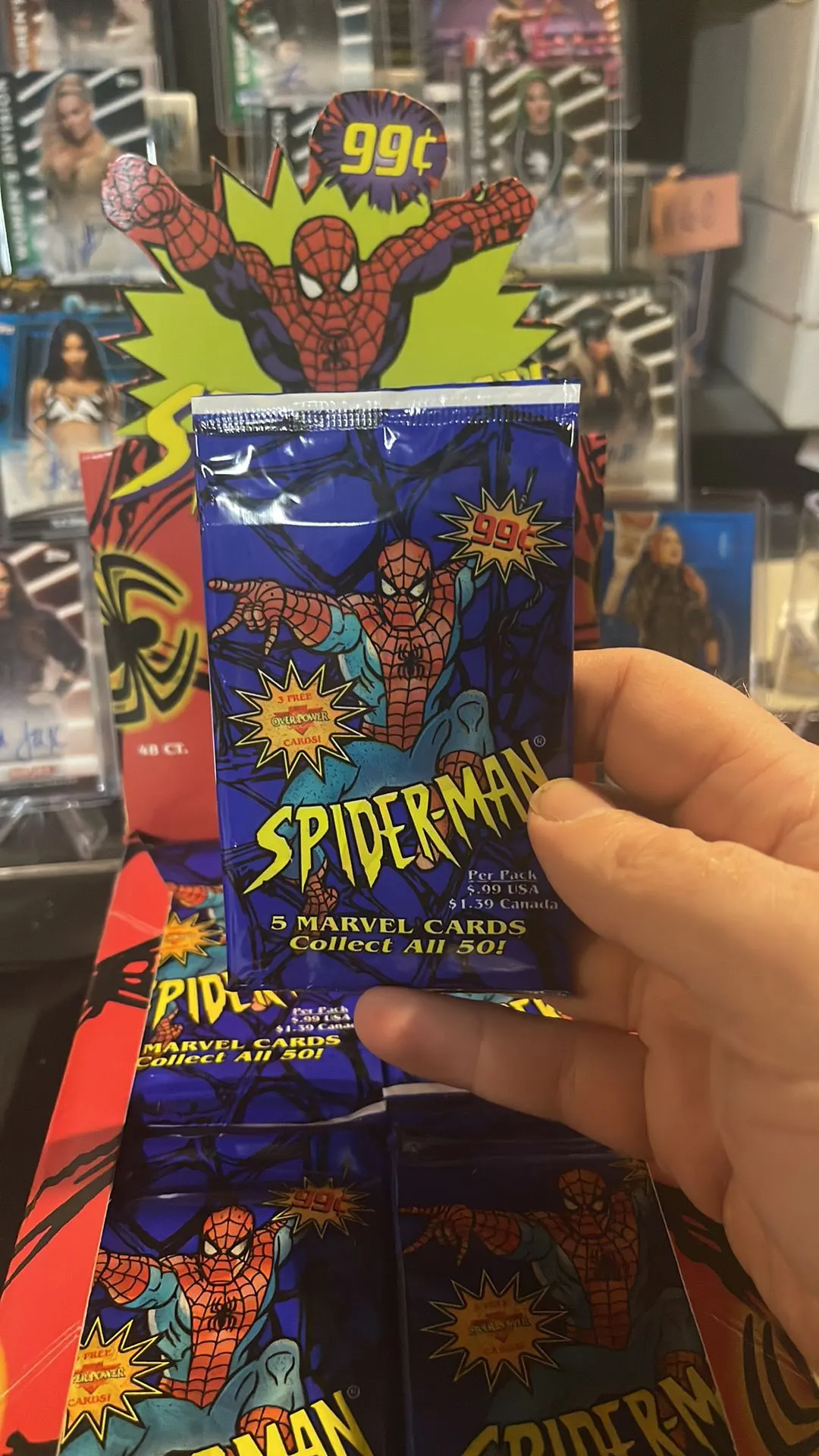 Product image for Spider man sky box 97 pack (animated series)