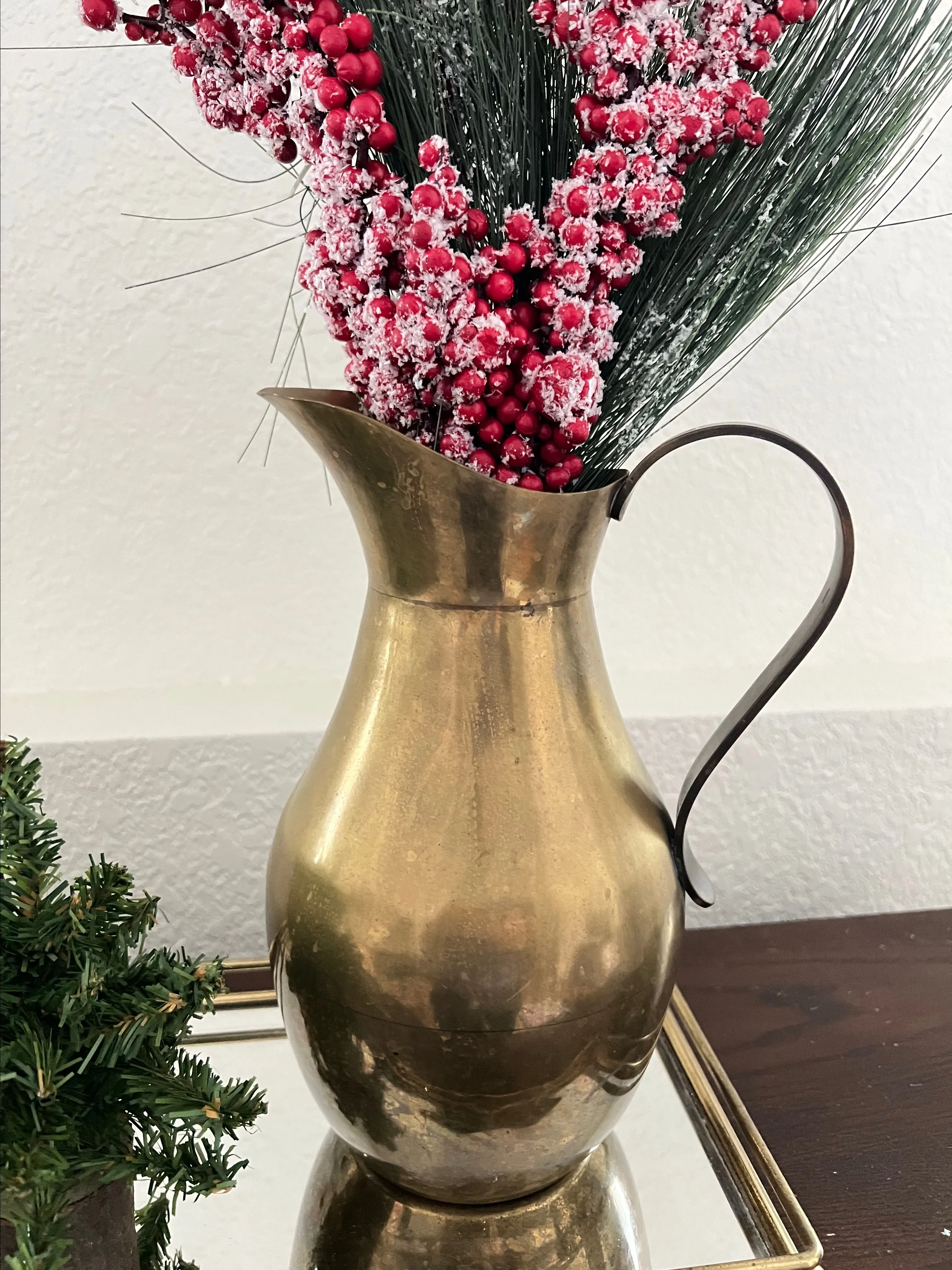 Product image for Vintage Brass Pitcher