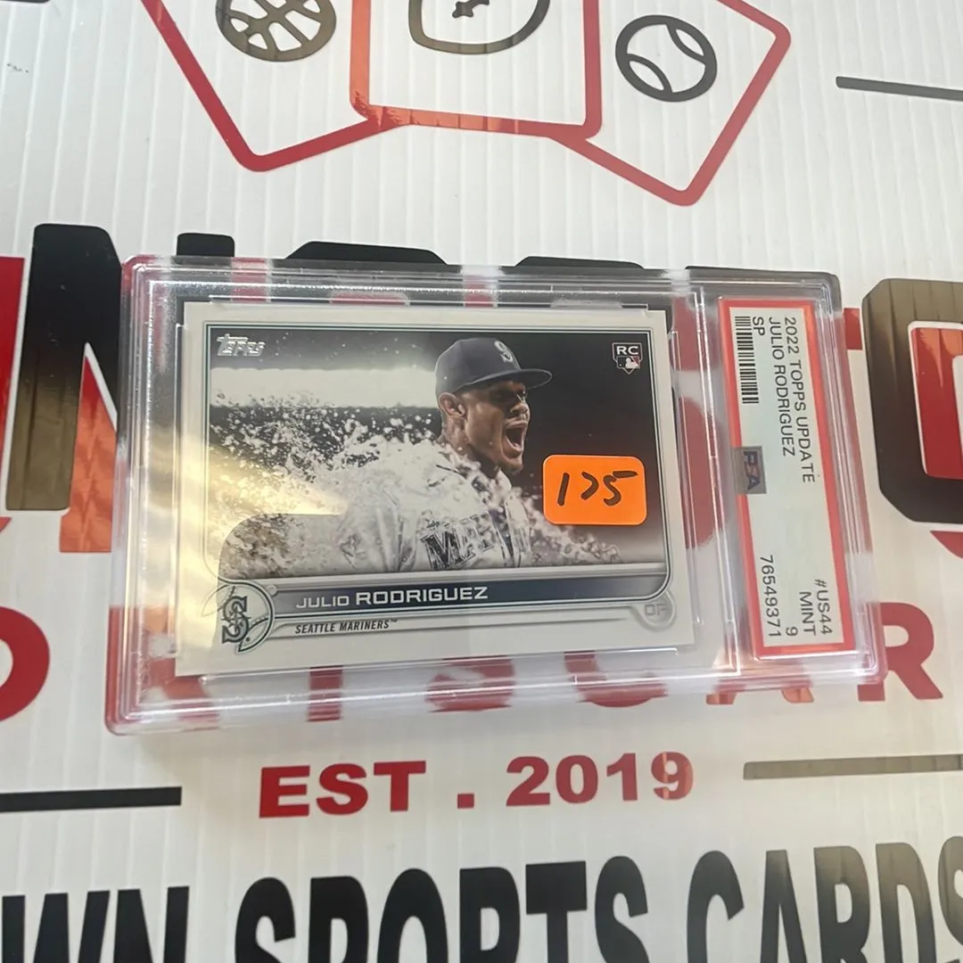 Product image for 2022 Topps Update Julio Rodriguez US44 Sp PSA MINT 9