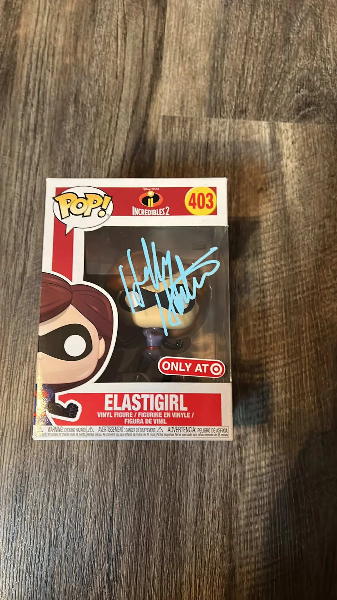 Product image for Elastigirl signed by Holly Hunter