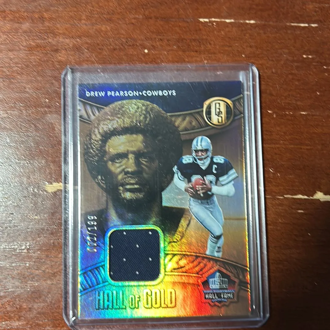 Product image for Drew Pearson 2022 Gold standard football