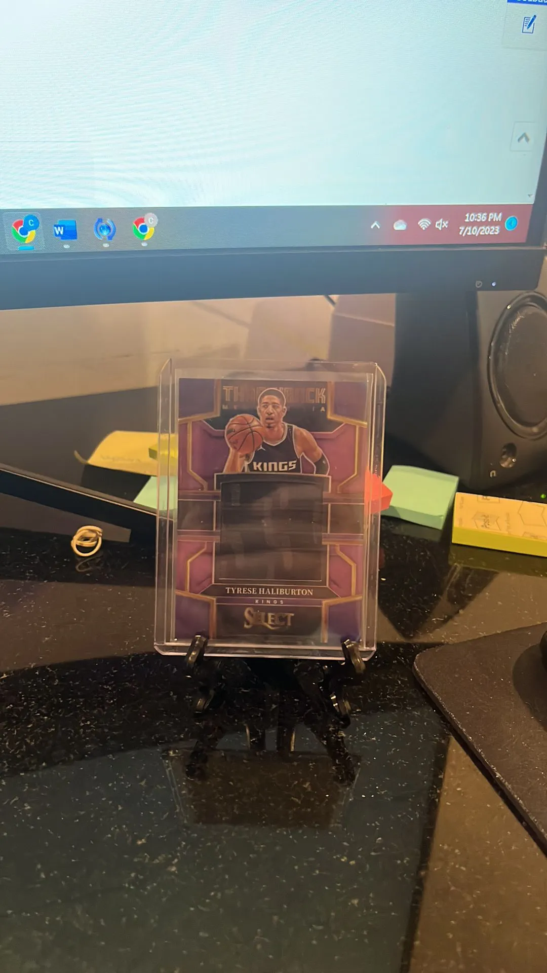 Product image for Tyrese Haliburton Throwback Memorabilia Patch /99